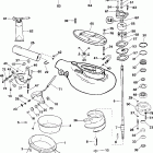 J30RLSIA rope start, tiller, 20 in shaft Jet drive unit - 25jr