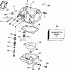 J30RVSIA rope start, tiller, 15 in shaft, wht Carburetor - 25r - rl