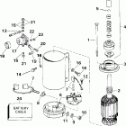 J40JVLSIA jet drive,elec start, TNT, 20 in shaft, wht Электрический стартер