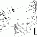J40RLSIF rope start, 20 in shaft Топливный насос и фильтр