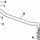 J40TPLSIF elec start, tiller, TNT, 20 in shaft Комплект Тяги рулевого механизма