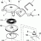 J4RSIB Rope Start, Tiller, 15 IN. shaft Ручной стартер