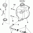 J4RSIB Rope Start, Tiller, 15 IN. shaft ТОПЛИВНЫЙ БАК