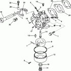 J5RSIM Rope Start, Tiller, 15 IN. shaft Карбюратор