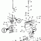 J5RSIM Rope Start, Tiller, 15 IN. shaft Редуктор