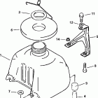 J5RVSIM Rope Start, Tiller, 15 IN. shaft, White ТОПЛИВНЫЙ БАК