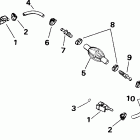 J60PLSID elec start, TNT, 20 in shaft Шланг подачи топлива & подсос