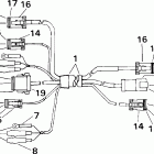 J65WELSIR Commercial, elec start, 20 in shaft Wiring kit assembly