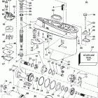 J65WRYSIR commercial, rope start, 22.5 in shaft Редуктор