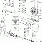 J8WRLSIR Commercial, rope start, tiller, 20 in shaft Редуктор