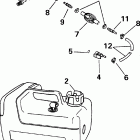 J8WRSIR Commercial, rope start, tiller, 15 in shaft ТОПЛИВНЫЙ БАК