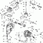 J90PLSID elec start, TNT, 20 in shaft Fuel bracket & componenets