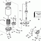 J90VLSIC elec start, TNT, 20 in shaft, wht Электрический стартер