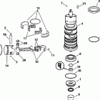 RJ115VLSIC elec start, TNT, 20 in shaft, wht Crankshaft & pison