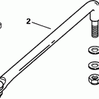 RJ115VLSIC elec start, TNT, 20 in shaft, wht Комплект Тяги рулевого механизма