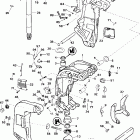 RJ225HLSIF elec start, TNT, 20 in shaft Stern & swivel bracket