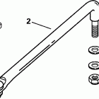 RJ225VXSIF elec start, TNT, 25 in shaft, wht Комплект Тяги рулевого механизма