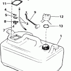 AM55RSLD Топливный бак- 6 gallon