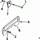 AM55RSLD Transom mount kit