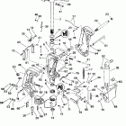 J105WELEES Stern & swivel bracket -- 105we models