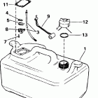 J10ELEER Топливный бак- 6 gallon