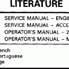 J250CZEES Literature