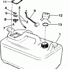 J65WELEES Топливный бак- 6 gallon