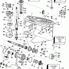 J150SLECD Gearcase -- standard rotation -- gl models