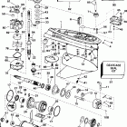 J200CXECM Gearcase -- standard rotation -- gl, sl, & stl models