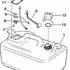 J40JRECA Топливный бак- 6 gallon
