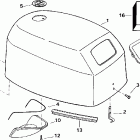 BJ15FWLECA Engine cover -- evinrude