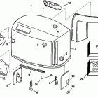 BJ175EXECD Engine cover -- evinrude