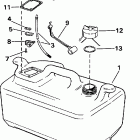 BJ20SELECB Топливный бак- 6 gallon