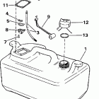 BJ30BALECS Топливный бак- 6 gallon