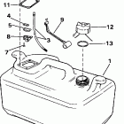 BJ35ARECR Топливный бак- 6 gallon
