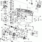 HJ115SLECM Gearcase -- 90 & 115 sx models