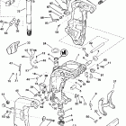J50DTLECA Midsection -- power trim & tilt