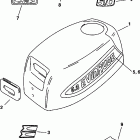 J5RLECS Engine cover -- evinrude