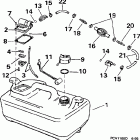 J6RECR Fuel tank -- 3 gallon