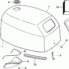 J8FRLECA Engine cover -- evinrude