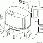 SJ150WTPLY Engine cover -- evinrude