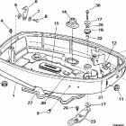 SJ25RPLP Нижний кожух двигателя