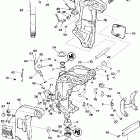 J115JLEUM Stern bracket - power trim & tilt