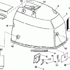 J115TSXEUA Капот-Evinrude
