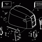 J150PLEUC Engine cover -- evinrude