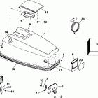 BJ50TLEDS Engine cover - johnson 50