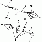 J15FKEDR Ignition switch & cable - 9.9