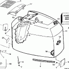 J200TXEDR Engine cover - evinrude - 200tx, 200sl, 200cx, 225