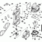 J225PXEDE Carburetor & linkage - 200sl, 225