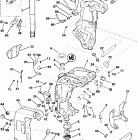 J70TLEDA Midsection - power trim & tilt